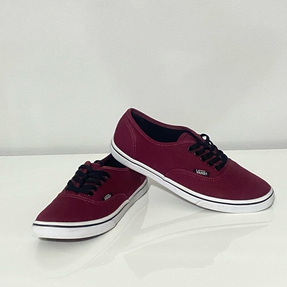Vans Shoes - Vans burgundy Canvas Sneakers Classic Skate Style